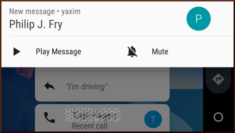 yaxim in Android Auto
