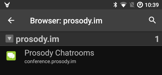 prosody.im browser screenshot