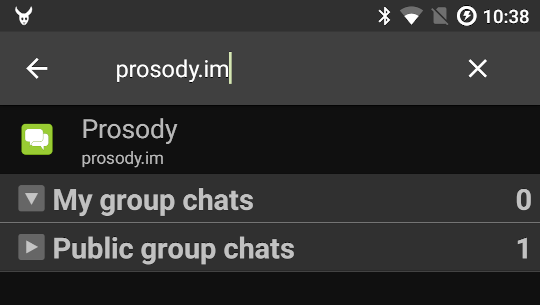 prosody.im search screenshot